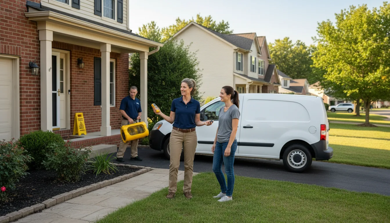 Residential water damage restoration in Arvin, CA